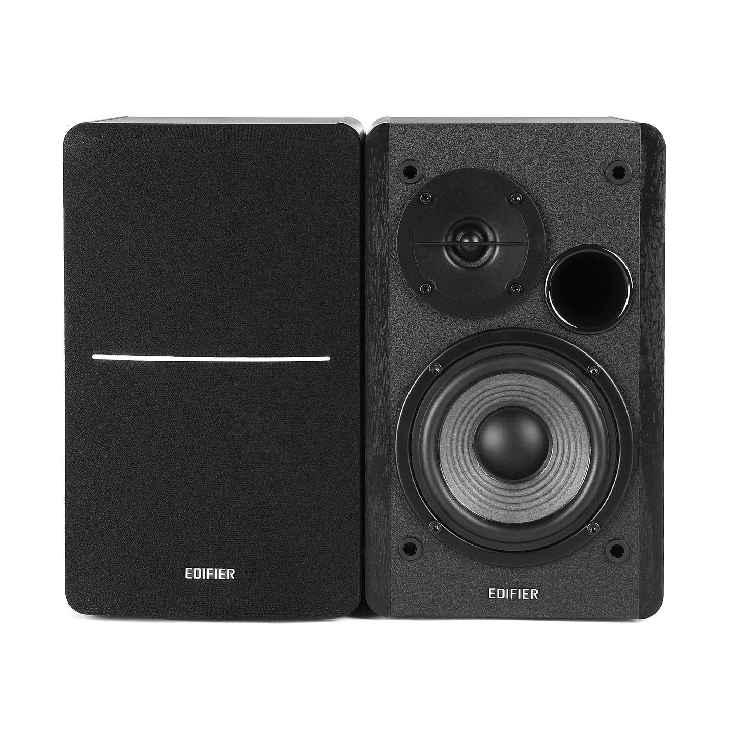 Edifier R1280DB Powered Bluetooth Bookshelf Speakers - Optical Input - Wireless Studio Monitors - 4 Inch Near Field Speaker - 42w RMS (Wood)