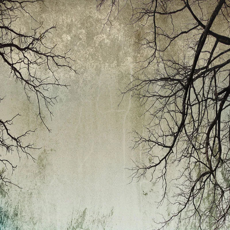 Enchanting Simple Branch Sky Photo Wall Paper For Walls 3D Living Room Home Decor