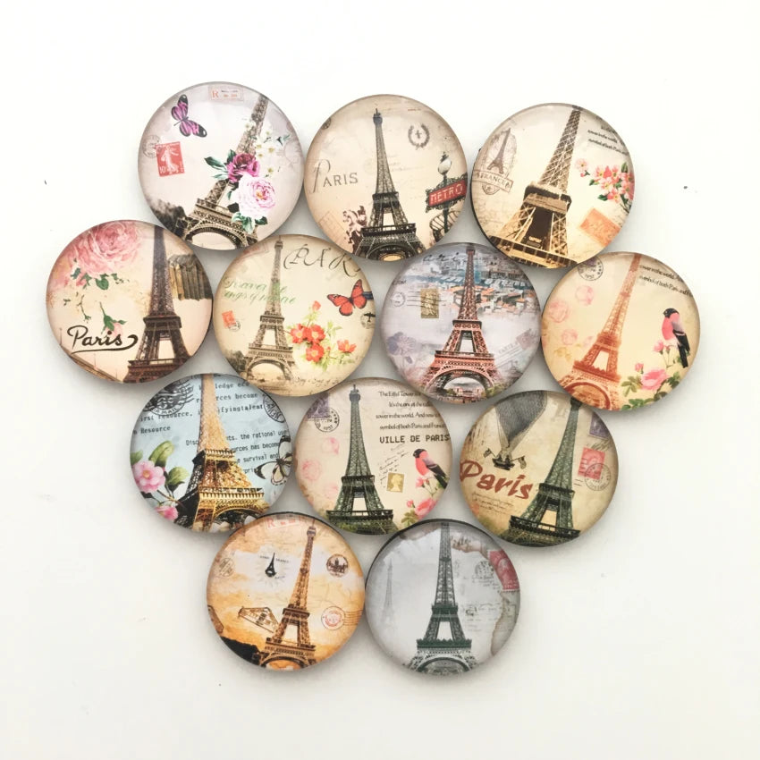 Paris Tower Crystal Glass Fridge Magnets +