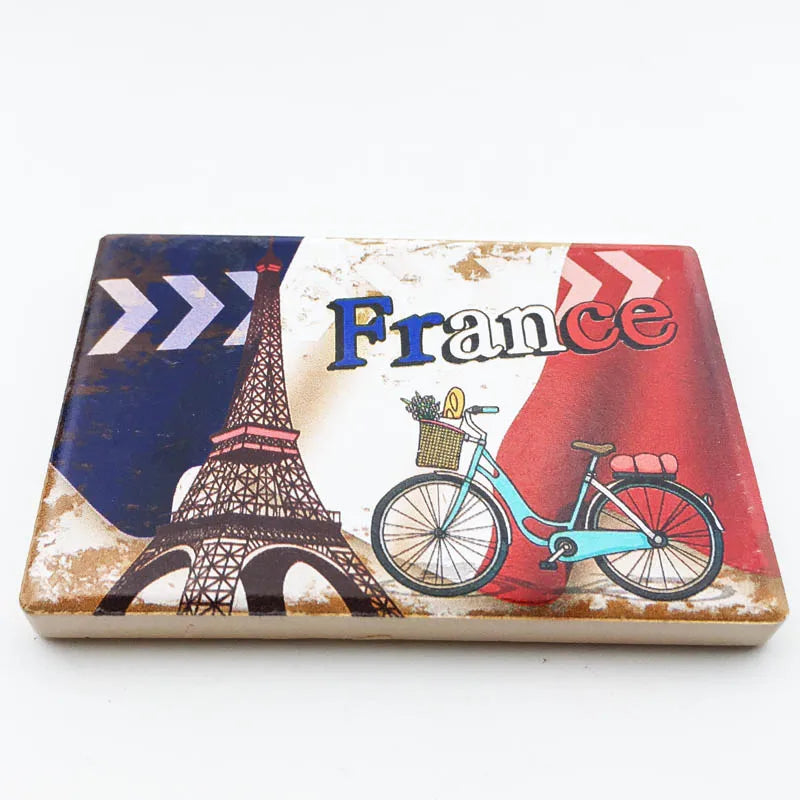 France Eiffel Tower Paris Tourist Souvenir Magnets