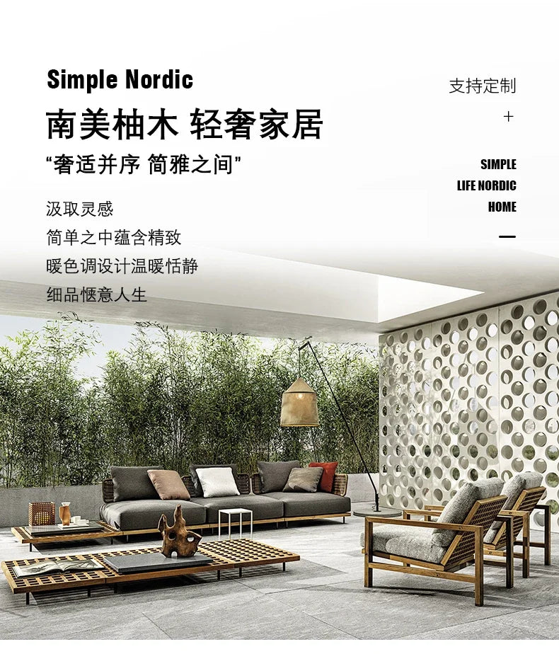 Outdoor Living 2 Person Sofa Complete Garden Lounge Room Sofas Street Luxury Furniture 1-person Modern Bed Balcony Sets Patio