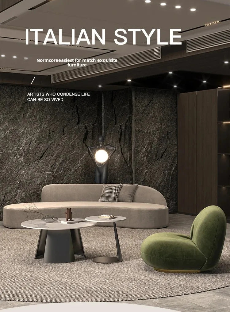 European Designer Sofa. Sexy Curved and Customized. Great For Lobby's and Open Spaces.