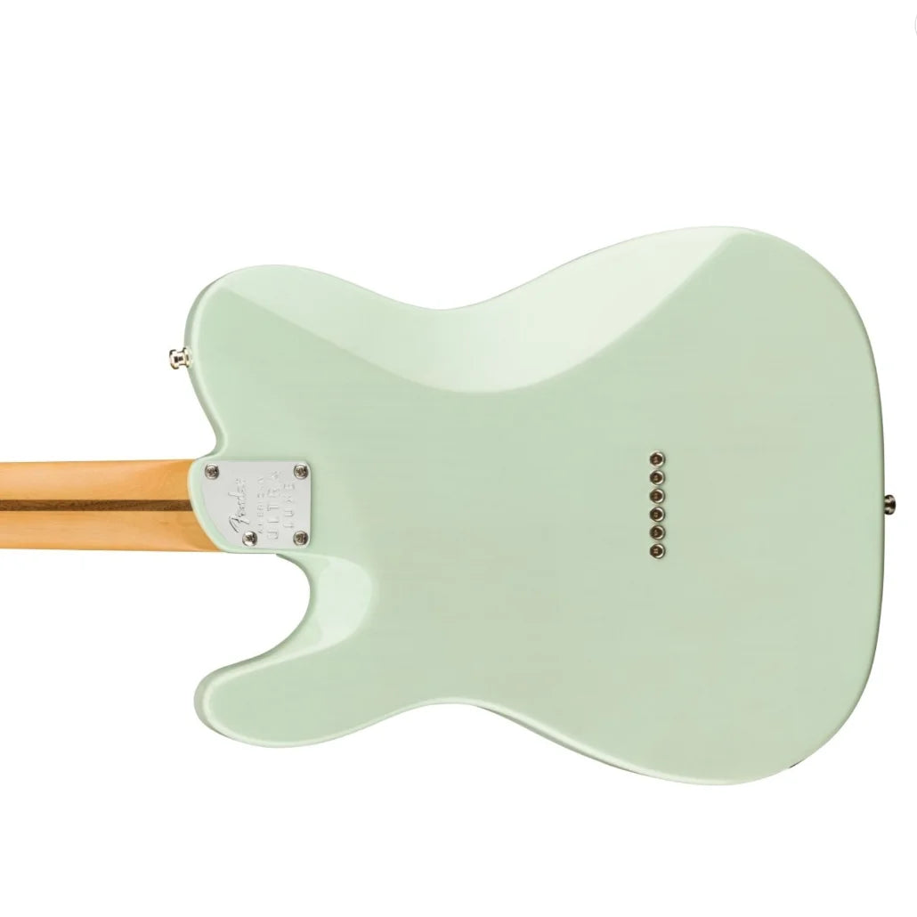 New Arrival!! Surf Green Ultra Tele Electric Guitar, Solid Mahogany Body , Red Tortoise shell Pick Guard,Cheaper Price