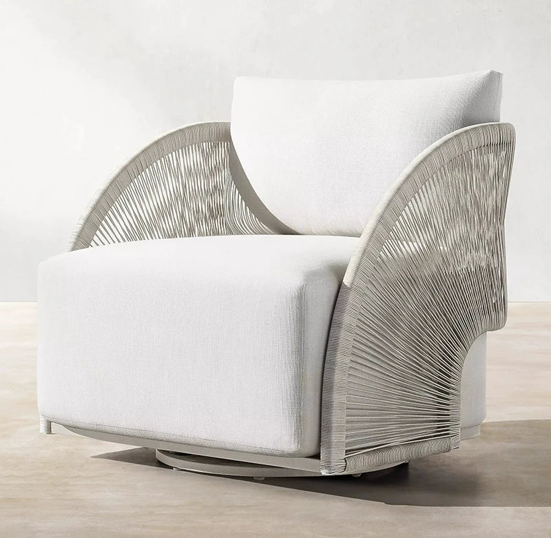 Outdoor rattan sofa leisure balcony three-piece garden creative hotel courtyard villa room open-air outdoor furniture