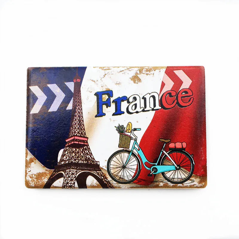 France Eiffel Tower Paris Tourist Souvenir Magnets