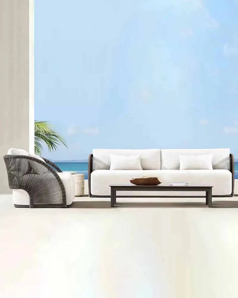 Outdoor Leisure Balcony Three Piece Combination Garden Creative Hotel Courtyard Villa