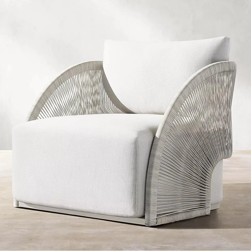 Outdoor rattan sofa leisure balcony three-piece garden creative hotel courtyard villa room open-air outdoor furniture