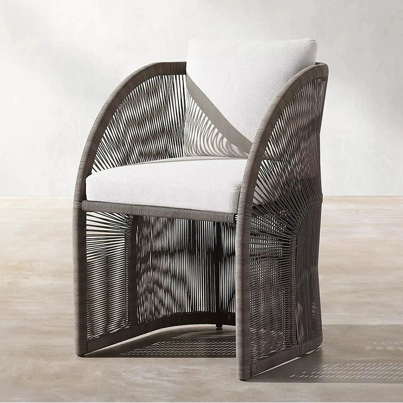 Outdoor rattan sofa leisure balcony three-piece garden creative hotel courtyard villa room open-air outdoor furniture