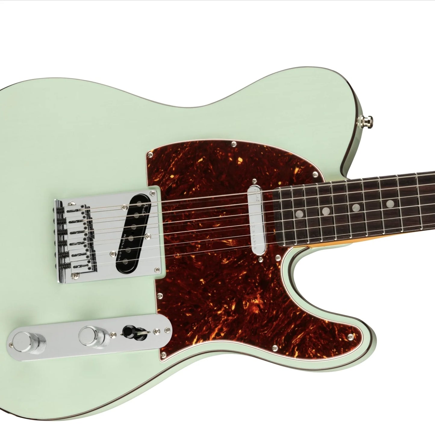 Surf Green Ultra Tele Electric Guitar, Solid Mahogany Body ,Red Tortoise shell Pick Guard,Cheaper Price