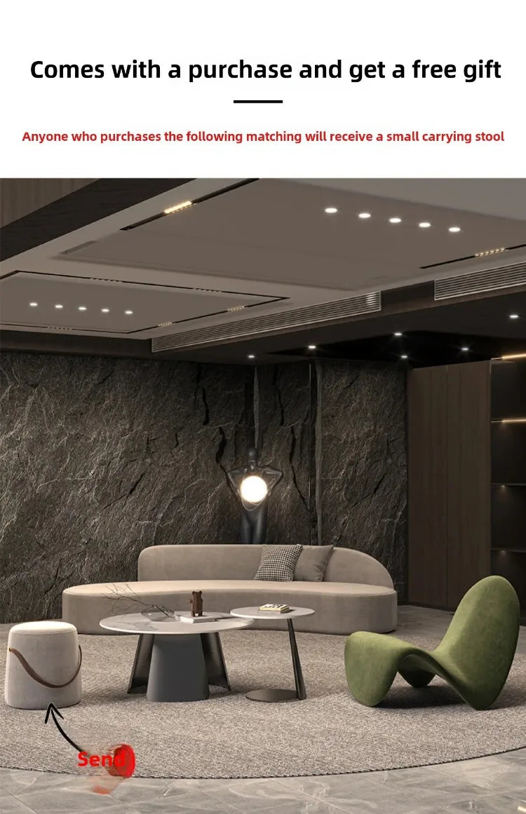 European Designer Sofa. Sexy Curved and Customized. Great For Lobby's and Open Spaces.