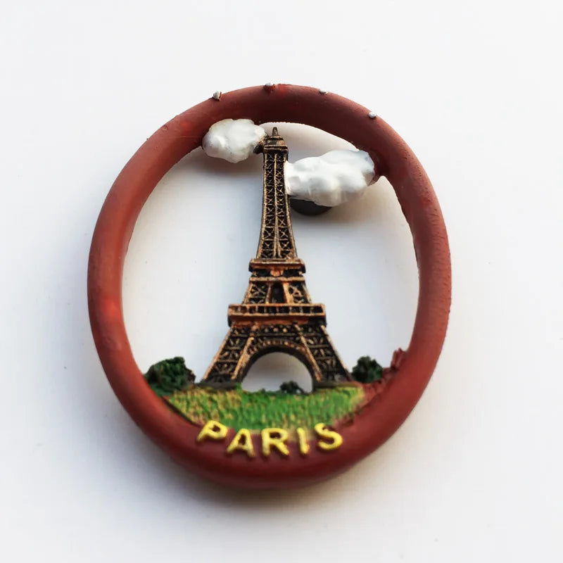 France Eiffel Tower Paris Tourist Souvenir Magnets