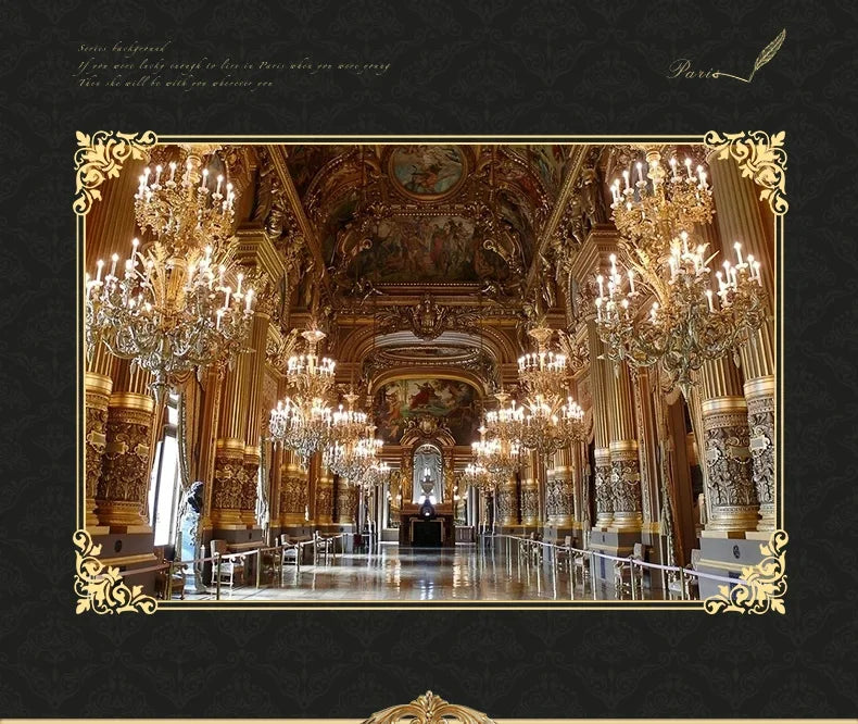 French Classical Brass Crystal Large Chandelier-Loft-Villa-Hall-Hotel Lobby Lamp
