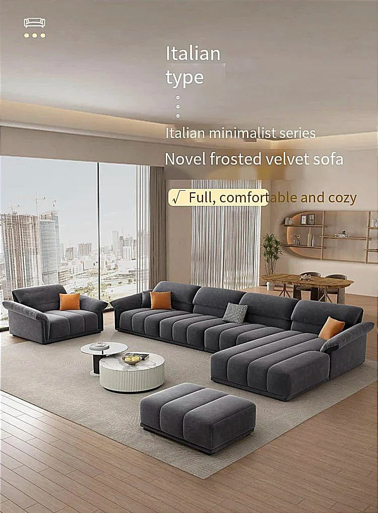 Living Room Luxury Lounge. Modern Elegant Sofas Minimalist Design Canapé Salon De Luxe