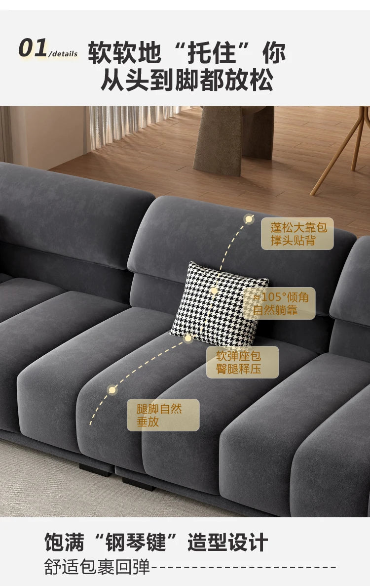 Living Room Luxury Lounge. Modern Elegant Sofas Minimalist Design Canapé Salon De Luxe