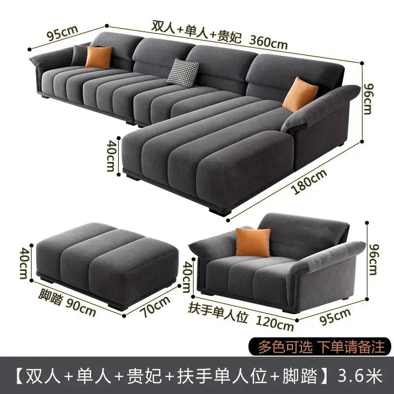Living Room Luxury Lounge. Modern Elegant Sofas Minimalist Design Canapé Salon De Luxe