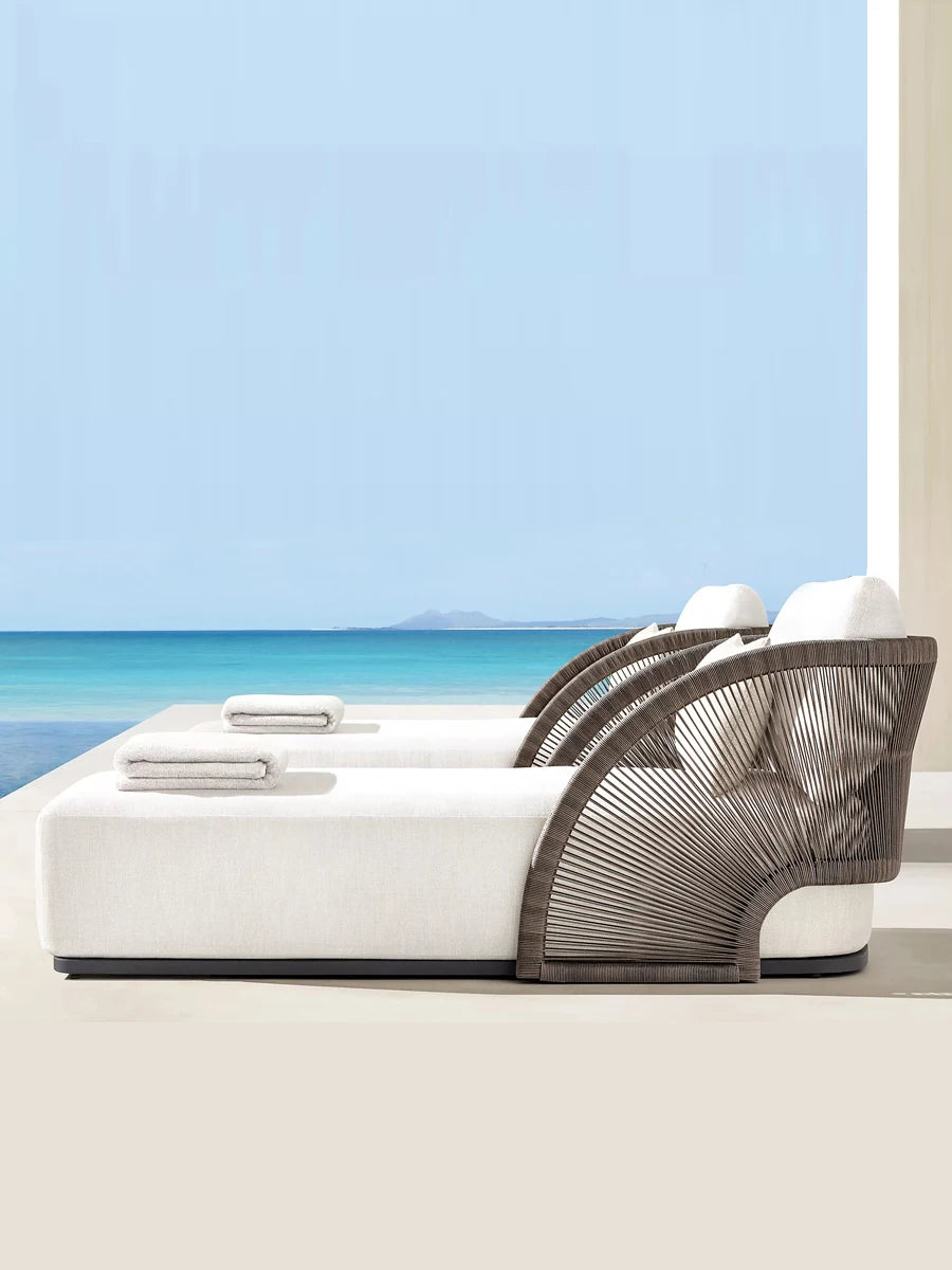 Outdoor Leisure Balcony Three Piece Combination Garden Creative Hotel Courtyard Villa