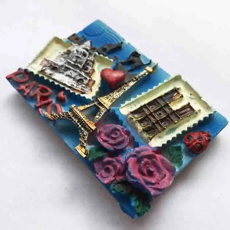 France Eiffel Tower Paris Tourist Souvenir Magnets