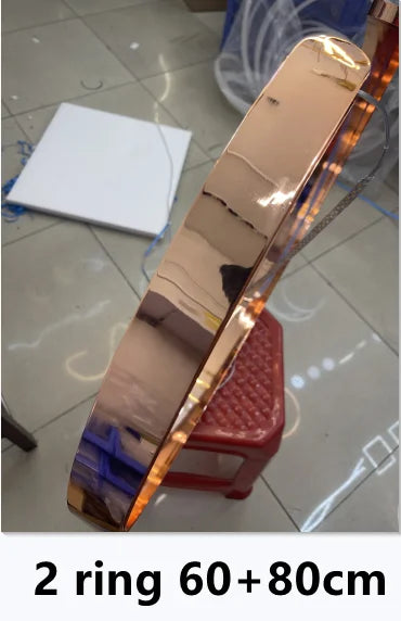 Modern C Ring Led Pendant Lamp Dimmable for Dining Living Room Center Table Bedroom Chandelier Home Decor Luxury Lusters Fixture