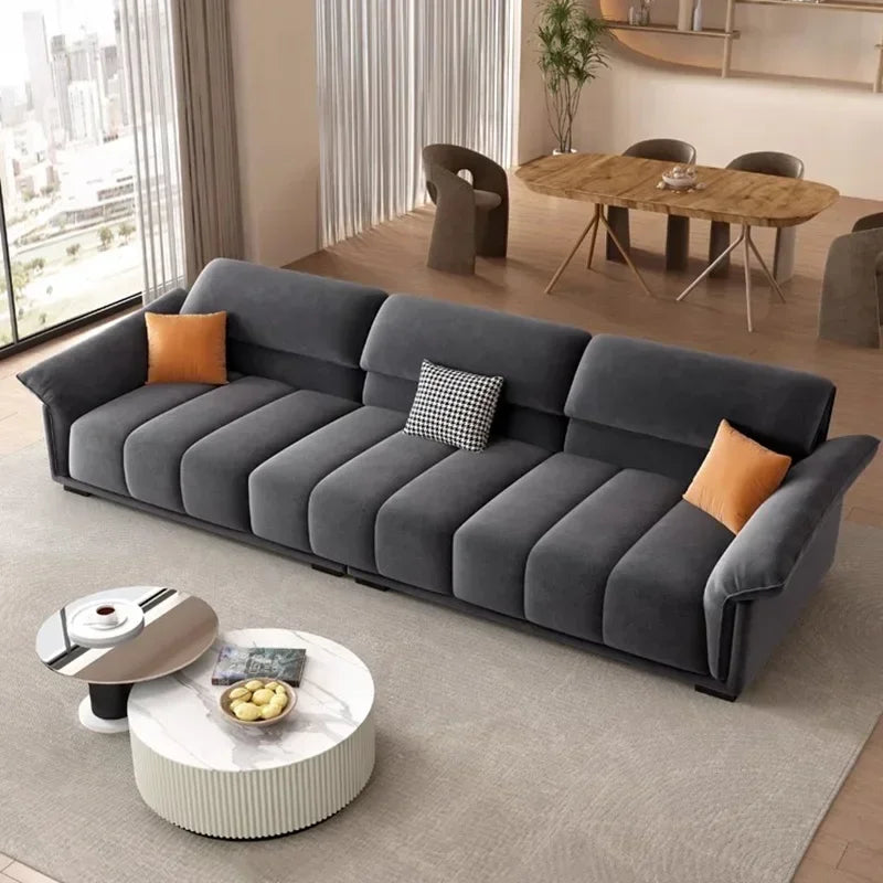 Living Room Luxury Lounge. Modern Elegant Sofas Minimalist Design Canapé Salon De Luxe