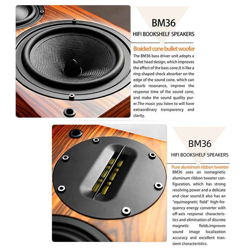 BM36 Speaker High Fidelity Bookshelf Speaker/Monitor