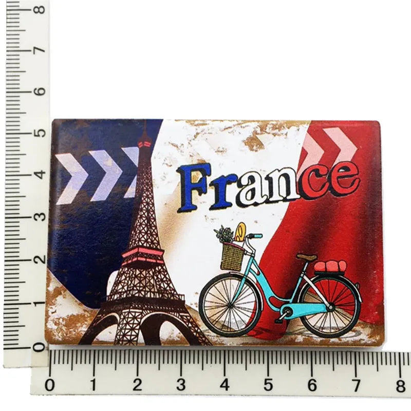 France Eiffel Tower Paris Tourist Souvenir Magnets