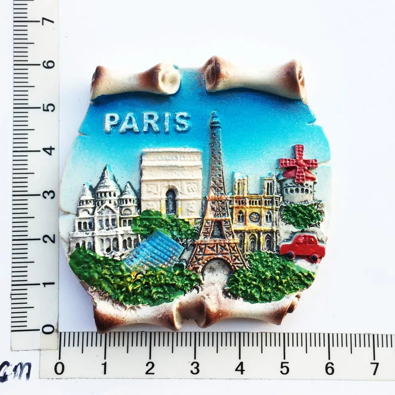 France Eiffel Tower Paris Tourist Souvenir Magnets