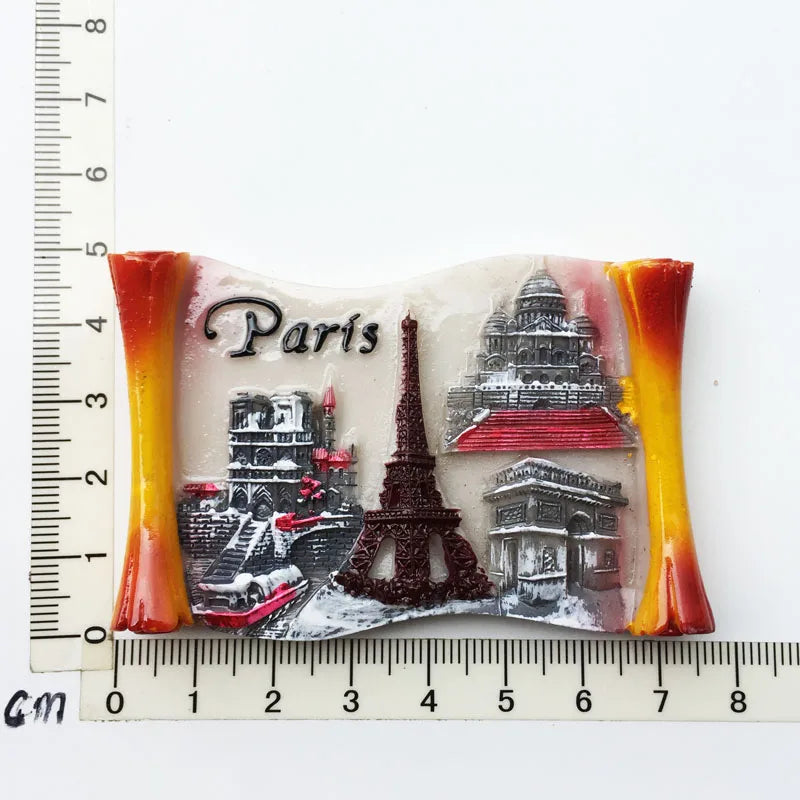 France Eiffel Tower Paris Tourist Souvenir Magnets