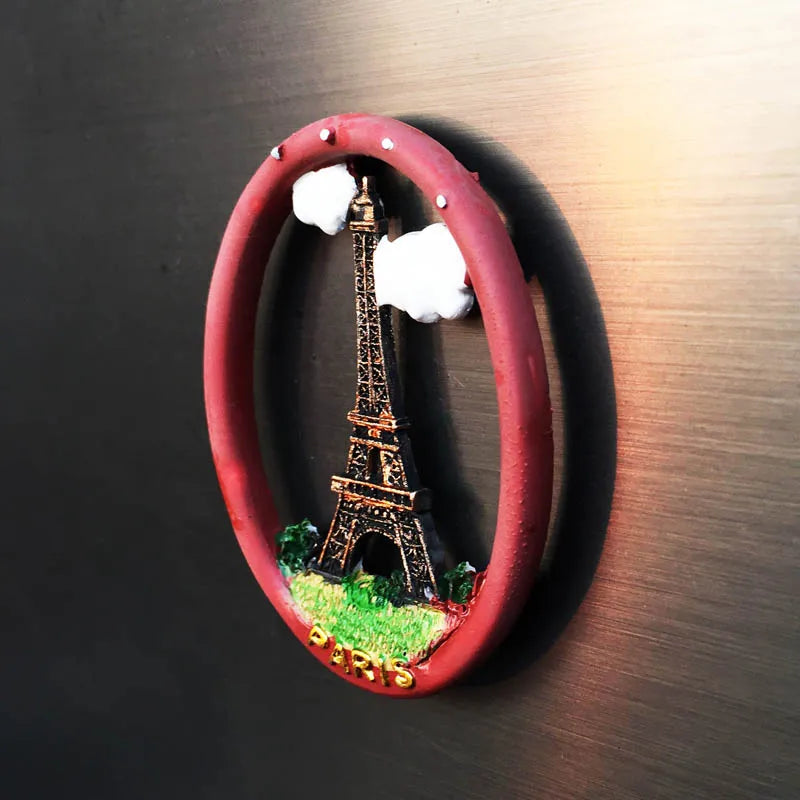 France Eiffel Tower Paris Tourist Souvenir Magnets