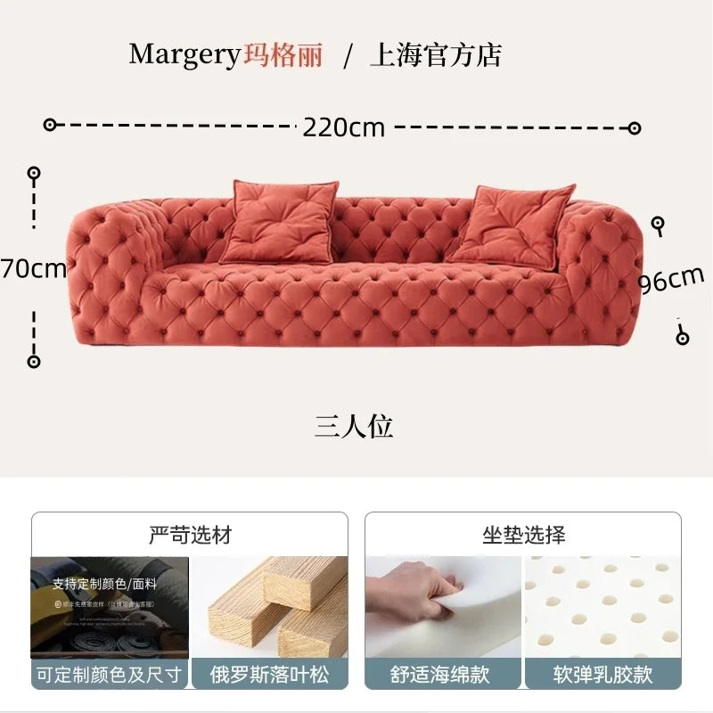 Living Room Sofas. Modern Luxury LEATHER Sofas Mid Century Designer Koltuk Takımı Trendy Furniture