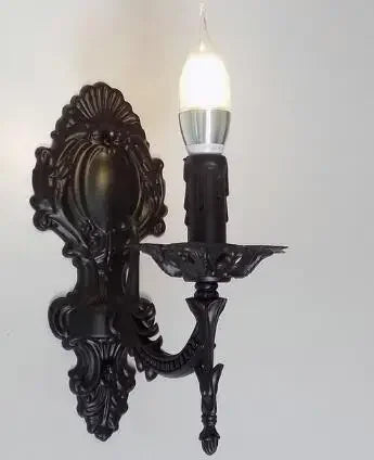 Creative European corridor bedside mirror front hotel teahouse coffee shop sconce light fashion Candle Wall lamp WJ10
