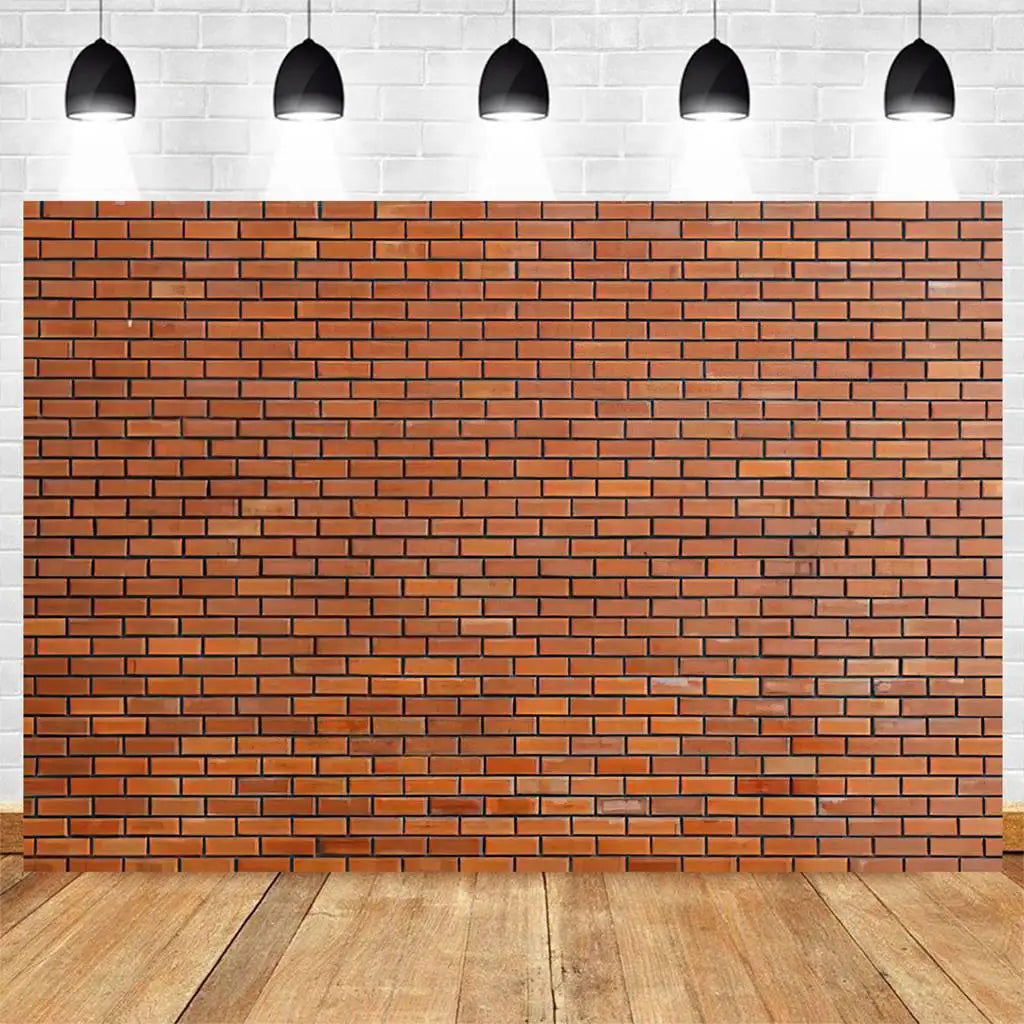 Brick Wall Party Photoshoot Backdrop Hydrated Lime White Cement Plaster Background Banner Photo Booth Studio Props