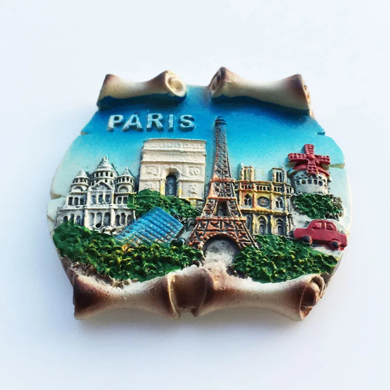 France Eiffel Tower Paris Tourist Souvenir Magnets