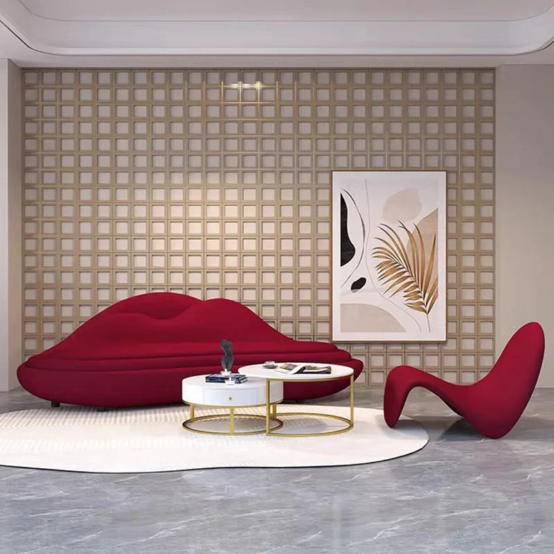 Accent Modern Living Room Sofas Sexy Designer Luxury Sectional Lazy Sofas Lounge Relaxing Filling Divano Lounge Suite Furniture
