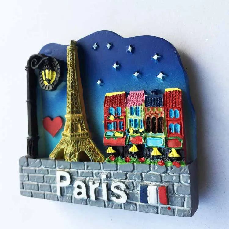 France Eiffel Tower Paris Tourist Souvenir Magnets
