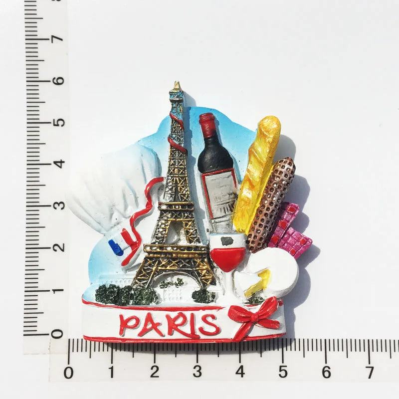 France Eiffel Tower Paris Tourist Souvenir Magnets