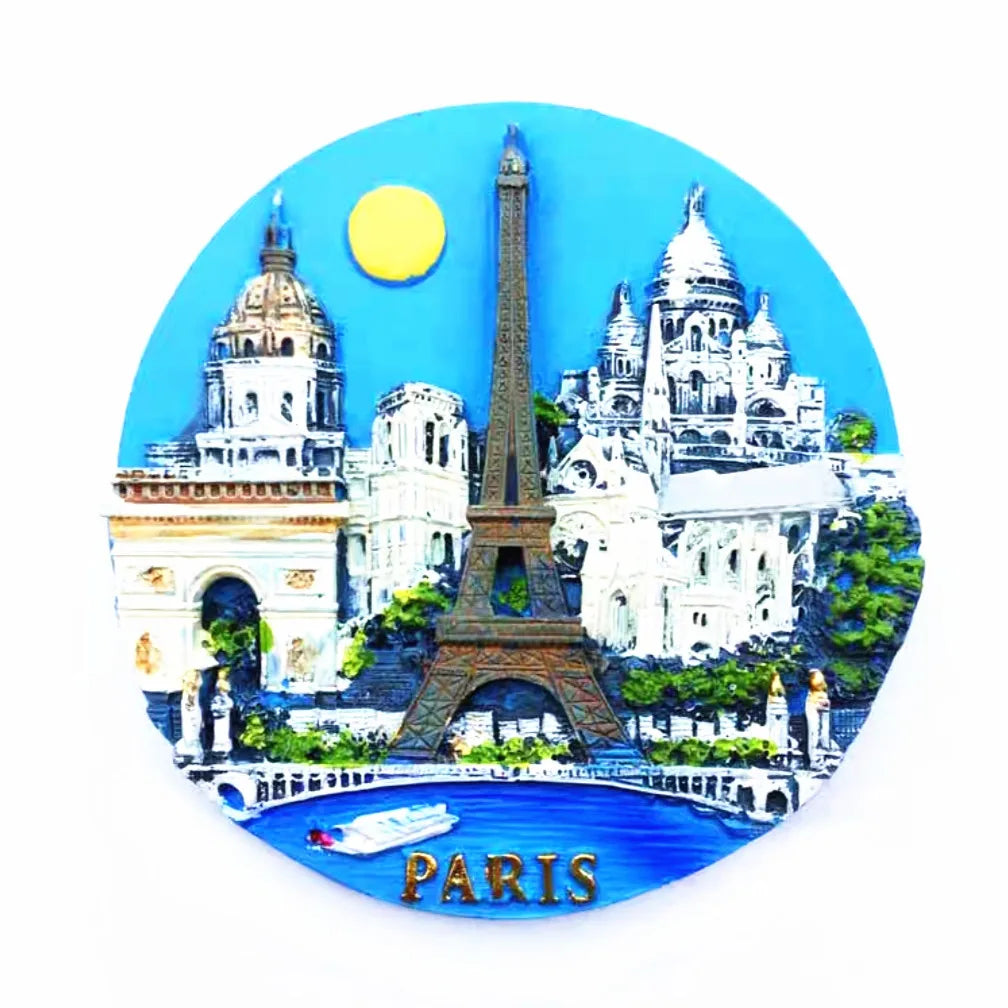 France Eiffel Tower Paris Tourist Souvenir Magnets