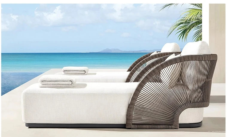 Outdoor Leisure Balcony Three Piece Combination Garden Creative Hotel Courtyard Villa