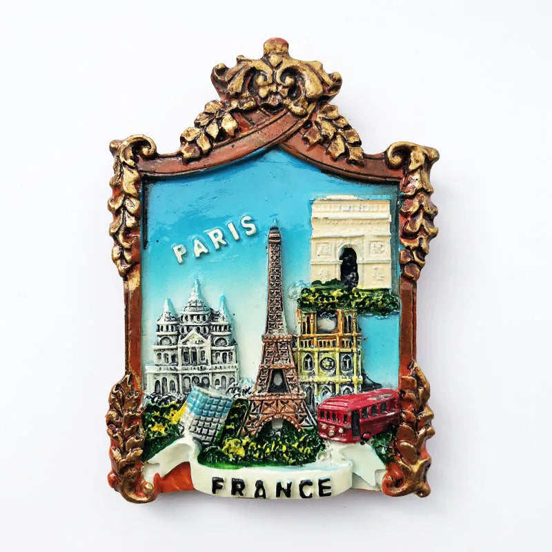 France Eiffel Tower Paris Tourist Souvenir Magnets