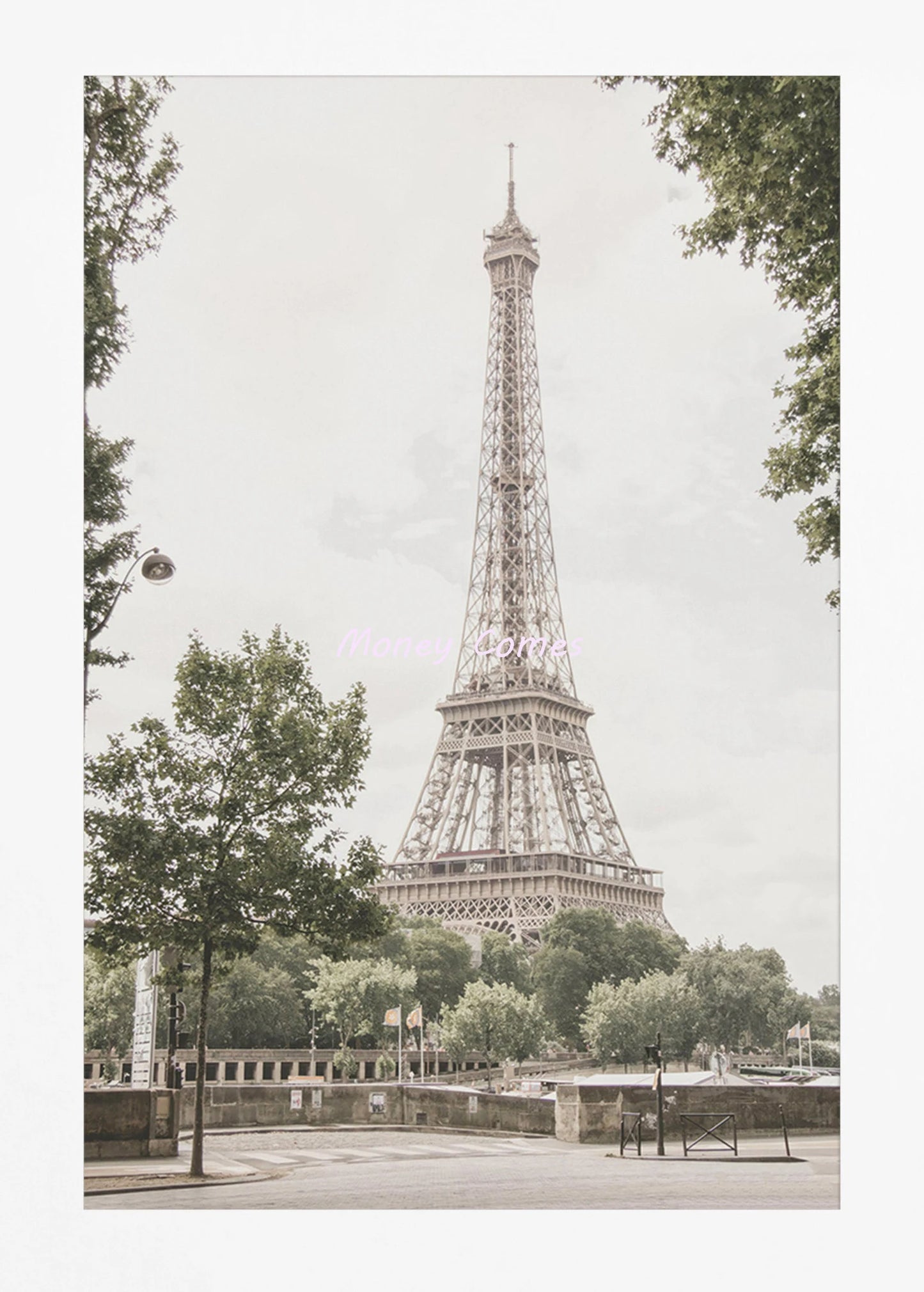 France Paris City Travel Landscape Posters and Prints Canvas Printing Wall Art Picture for Living Room Home Decor