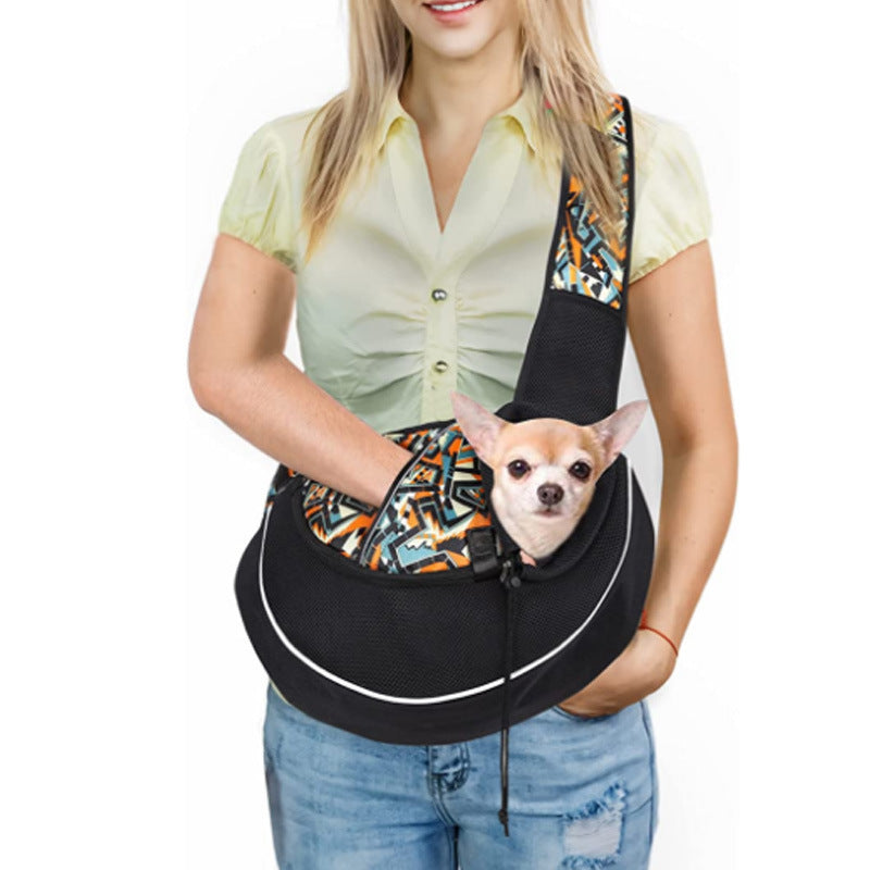 Carrying Bag For Pets Outdoor Portable Crossbody Bag For Dogs Cats