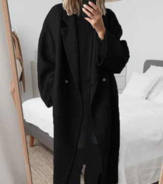 Women's Multi-color Multi-size Woollen Trench Coat.