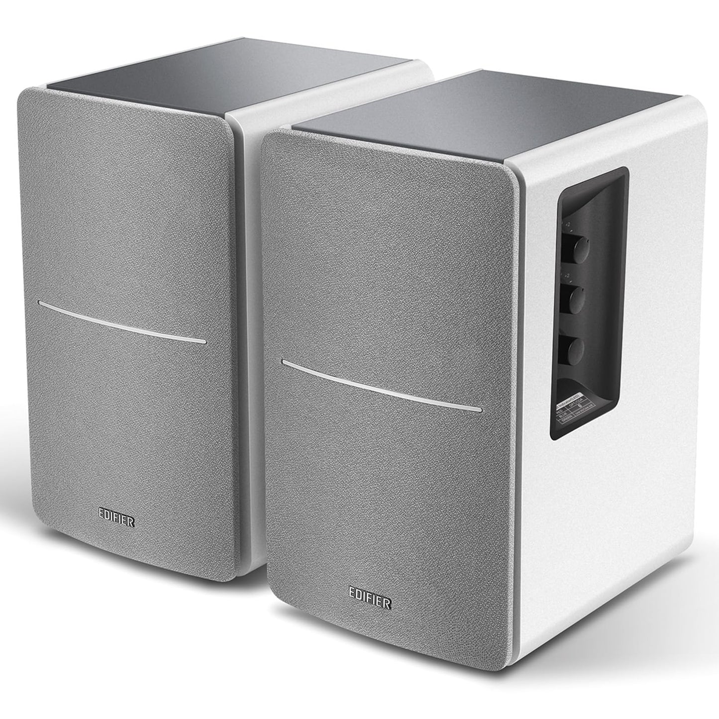 Edifier R1280DB Powered Bluetooth Bookshelf Speakers - Optical Input - Wireless Studio Monitors - 4 Inch Near Field Speaker - 42w RMS (Wood)