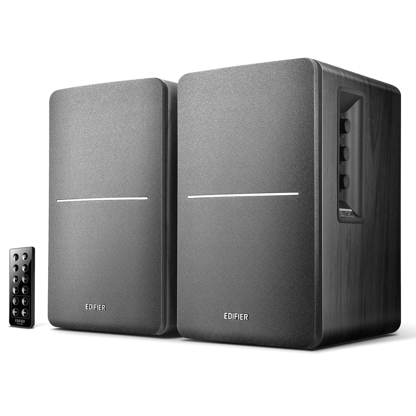 Edifier R1280DB Powered Bluetooth Bookshelf Speakers - Optical Input - Wireless Studio Monitors - 4 Inch Near Field Speaker - 42w RMS (Wood)