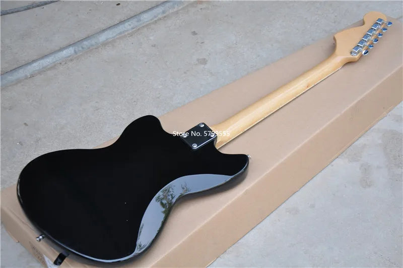 New Jaguar Electric Guitar With Whammy Bar and Fingerboard Inlays