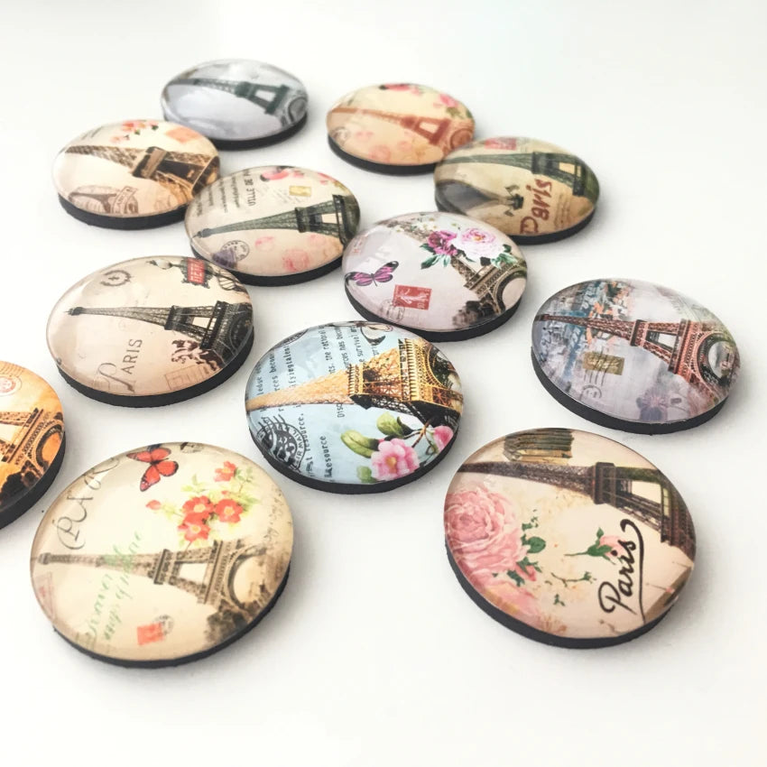 Paris Tower Crystal Glass Fridge Magnets +