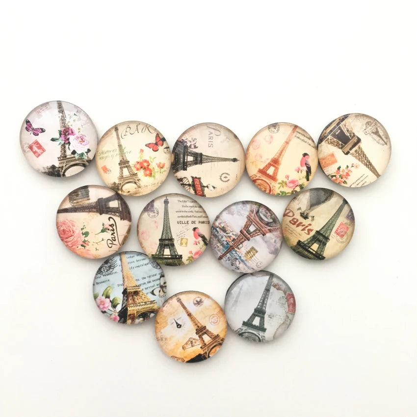 Paris Tower Crystal Glass Fridge Magnets +