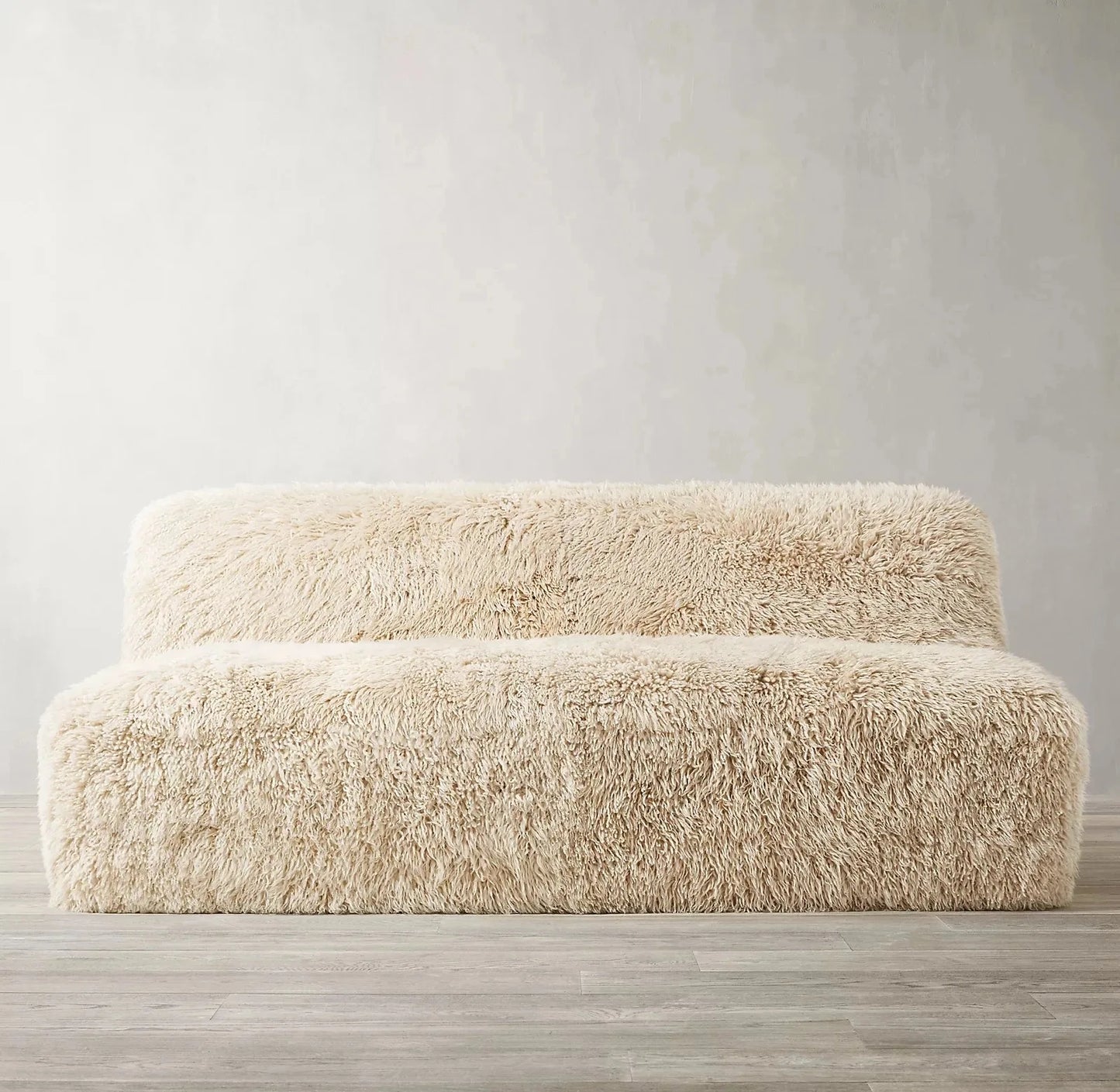 American Style Simple Sofa Plush Material Tatami Living Room Sofa Customization Small Apartment Light Luxury Multi-Person Sofa
