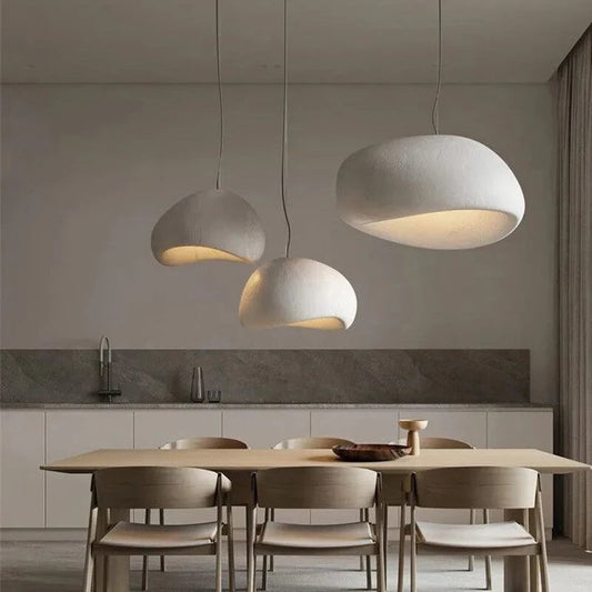 Wabi Sabi Pendant Lamps-Dining Room-Modern Living Room-Bedroom LED Ceiling Chandelier-Loft Lustre Hanging Lamps
