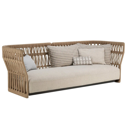 Outdoor Rattan Furniture Villa- Sun Room, Courtyard Garden Sofa Table and Chair Combination