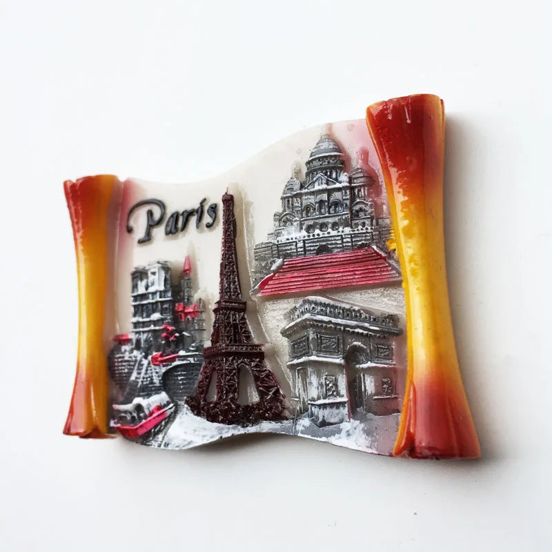 France Eiffel Tower Paris Tourist Souvenir Magnets